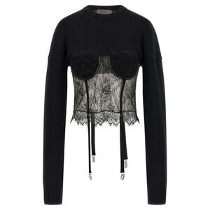 Giuseppe Di Morabito Women Lace Insert Sweater